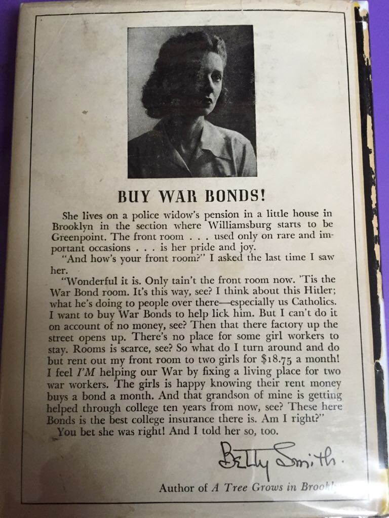 A Tree Grows In Brooklyn  (The Blakiston Company) book collectible - Main Image 2