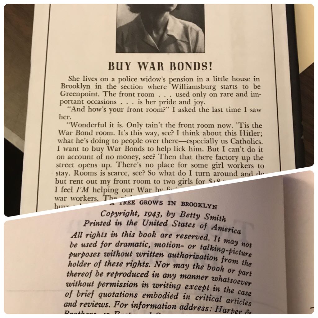 A Tree Grows In Brooklyn - Betty Smith (Harper And Row Publishers - Hardcover) book collectible - Main Image 2