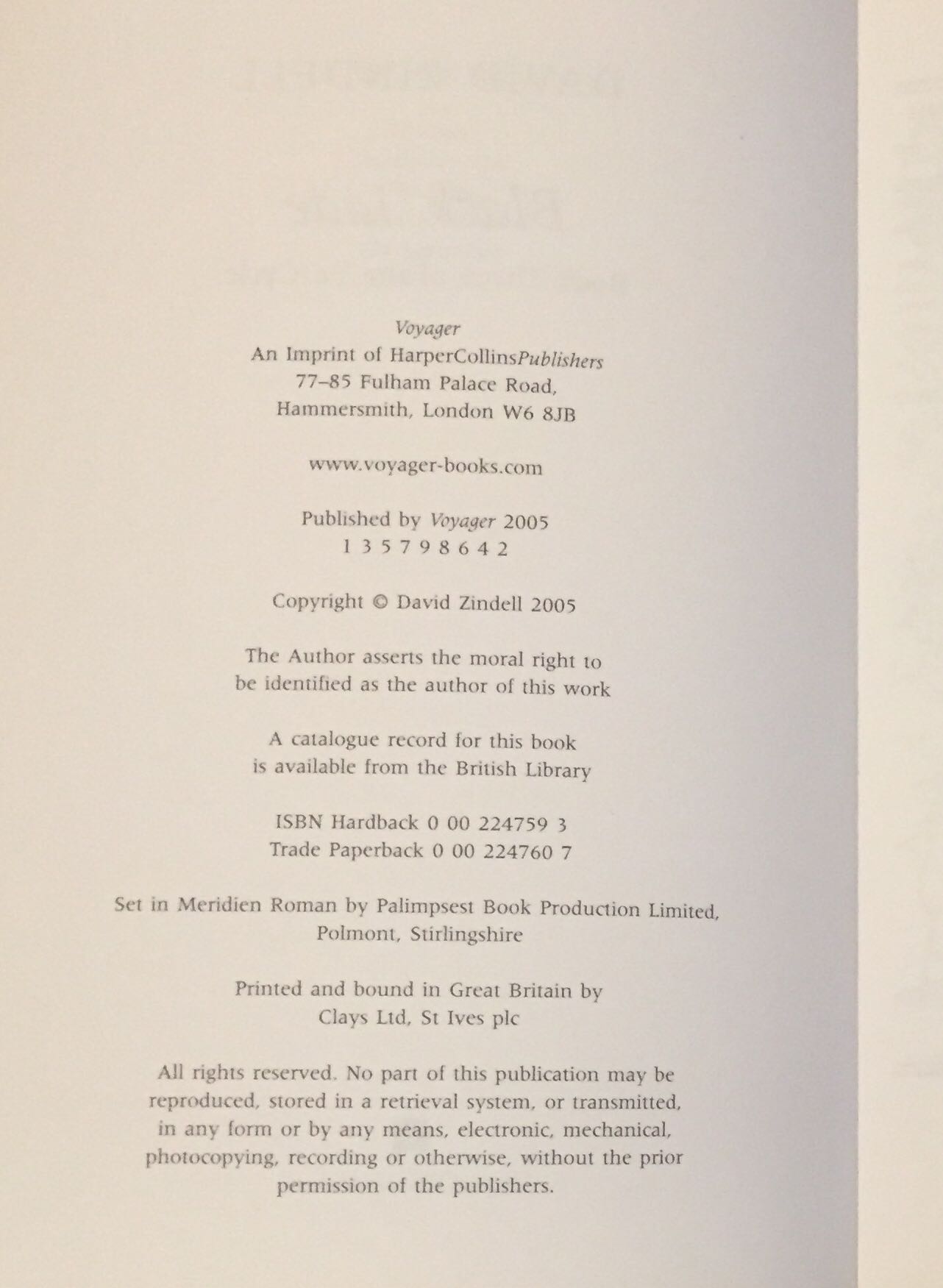 Black Jade - David Zindell (HarperCollins UK - Trade Paperback) book collectible [Barcode 9780002247603] - Main Image 3