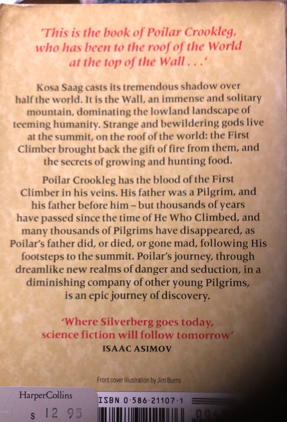 Kingdoms of the Wall - Robert Silverberg book collectible [Barcode 9780586211076] - Main Image 3