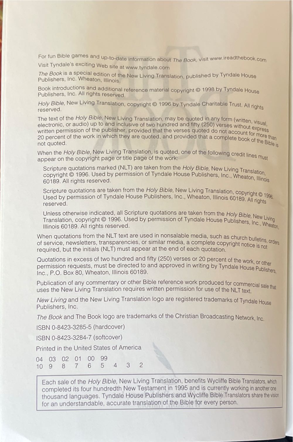 The Book - God (Tyndale House Pub - Paperback) book collectible [Barcode 9780842332859] - Main Image 3