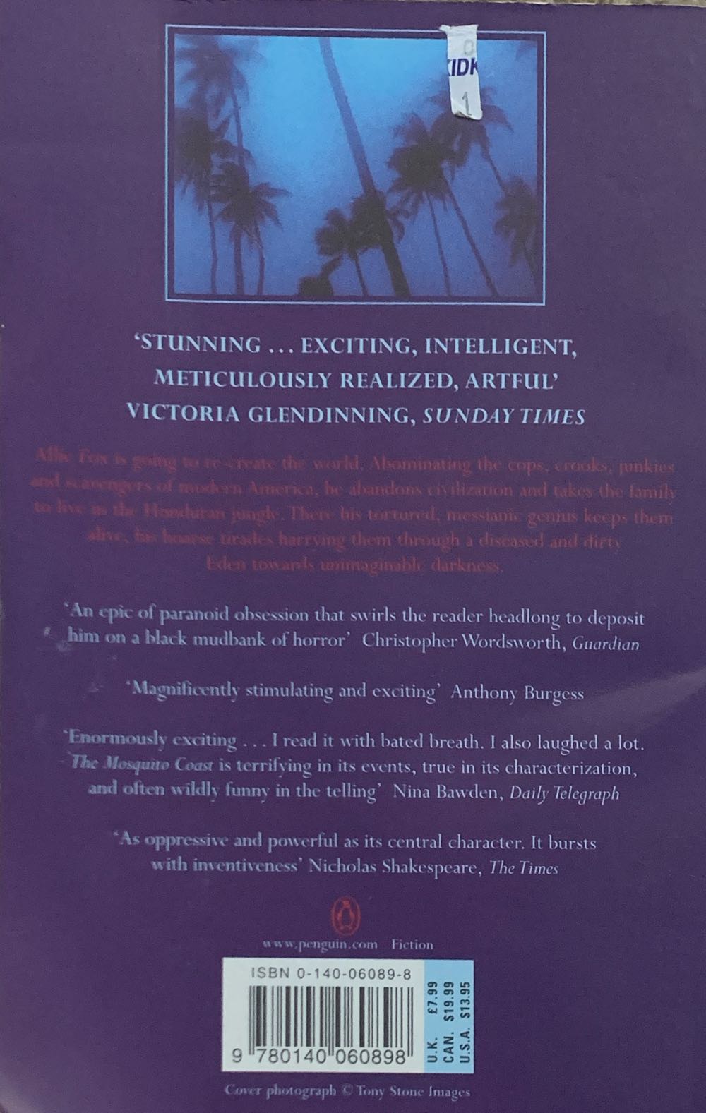The Mosquito Coast - Paul Theroux (Penguin Books - Paperback) book collectible [Barcode 9780140060898] - Main Image 2