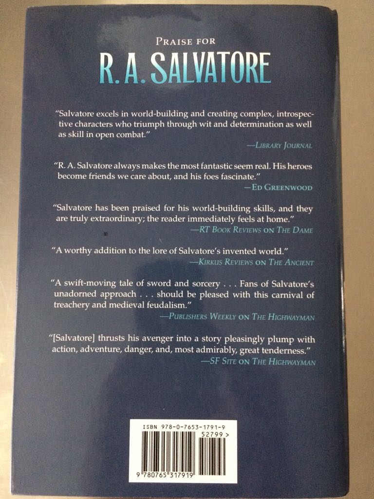 Saga Of The First King: Book 4: The Bear - R. A. Salvatore (Tor - Hardcover) book collectible [Barcode 9780765317919] - Main Image 2