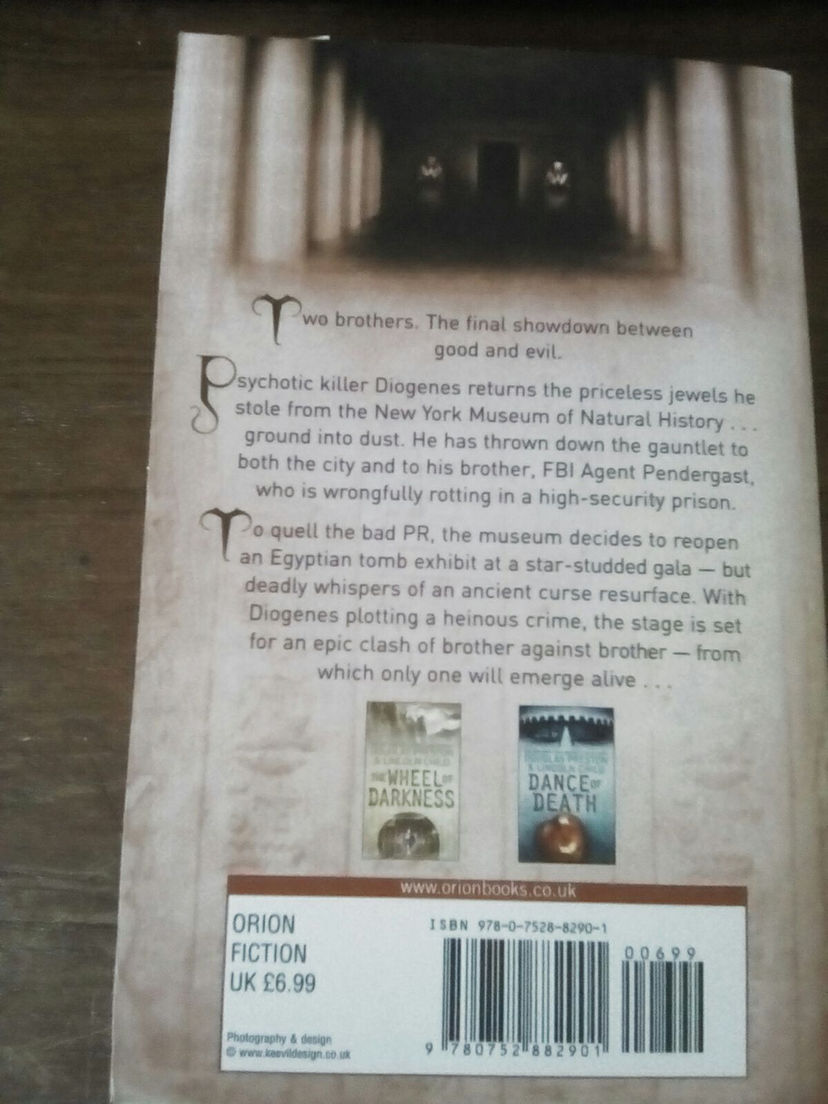 The Book of the Dead - Douglas Preston (Orion Fiction - Paperback) book collectible [Barcode 9780752882901] - Main Image 2