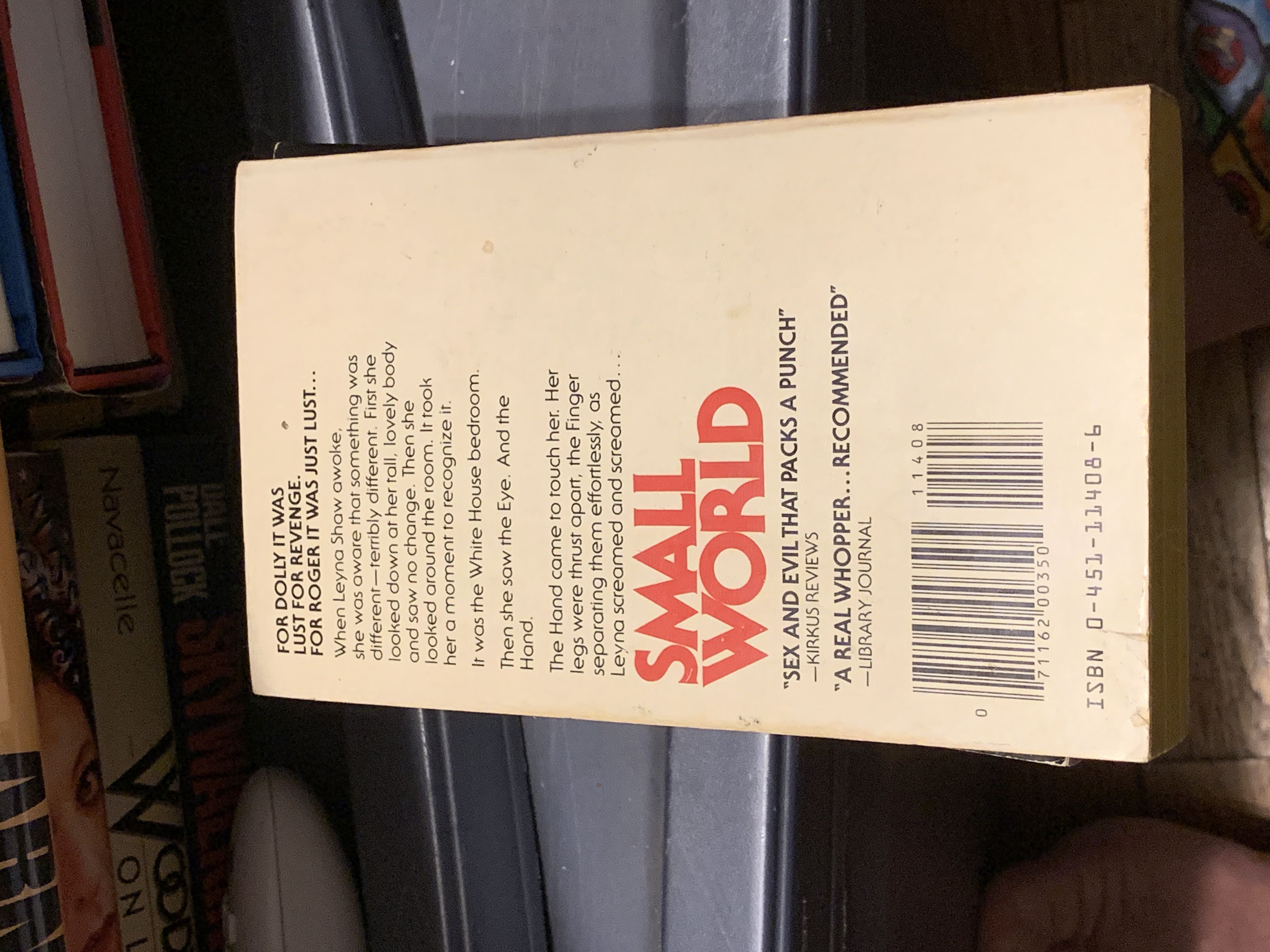 Small World - Tabitha King (New American Library - Hardcover) book collectible [Barcode 0451114086] - Main Image 2