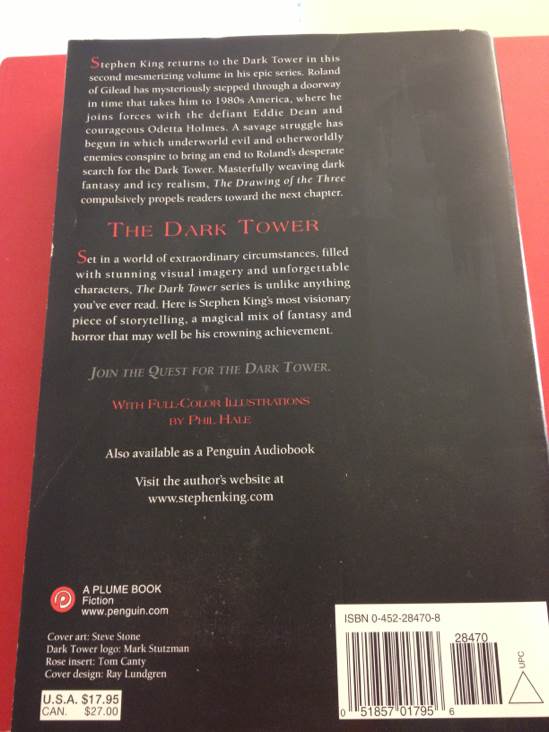 The Drawing of the Three - Stephen King (Plume - Trade Paperback) book collectible [Barcode 9780452284708] - Main Image 2