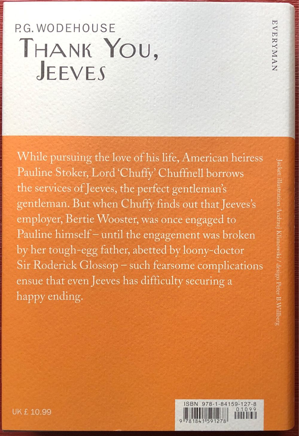 Thank You, Jeeves - P. G. Wodehouse (Everyman - Hardcover) book collectible [Barcode 9781841591278] - Main Image 2