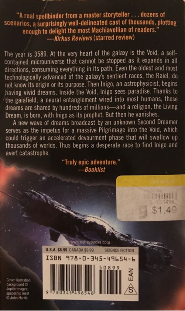 The Dreaming Void - Peter F. Hamilton (Del Rey - Paperback) book collectible [Barcode 9780345496546] - Main Image 2
