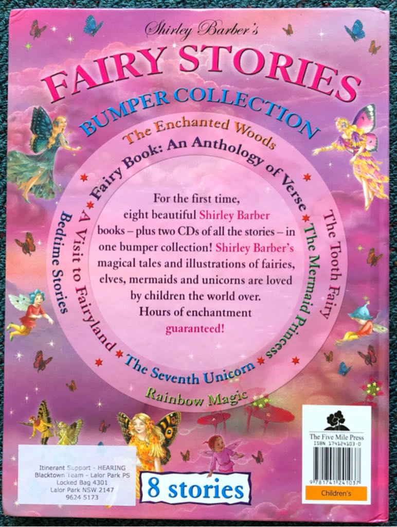 Shirley Barbers Fairy Stories: Bumper Collection - 8 Stories - Shirley Barber (The Five Mile Press Pty. Ltd. - Hardcover) book collectible [Barcode 9781741241037] - Main Image 2