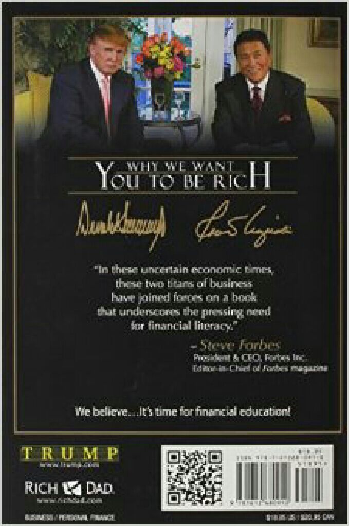 Why We Want You to Be Rich - Robert T. Kiyosaki (Rich Press - Hardcover) book collectible [Barcode 9781933914022] - Main Image 2