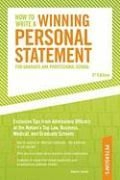 How to Write a Winning Personal Statement - Stelzer, Richard J. (Paperback) book collectible [Barcode 9781560798552] - Main Image 1