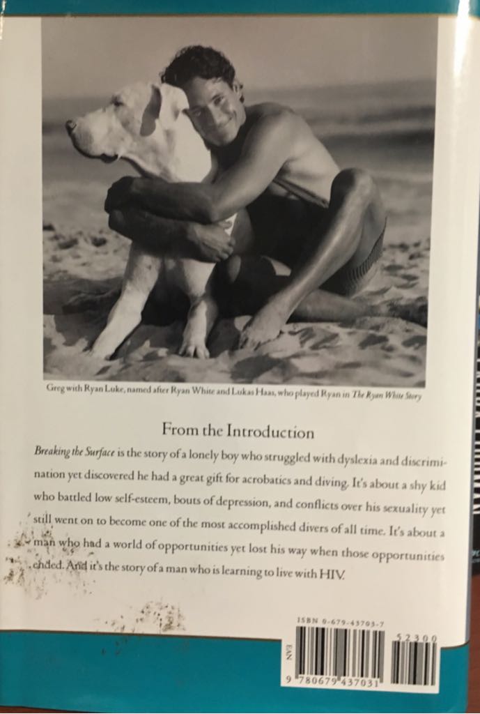 Breaking the Surface - Greg Louganis (Random House - Hardcover) book collectible [Barcode 9780679437031] - Main Image 2