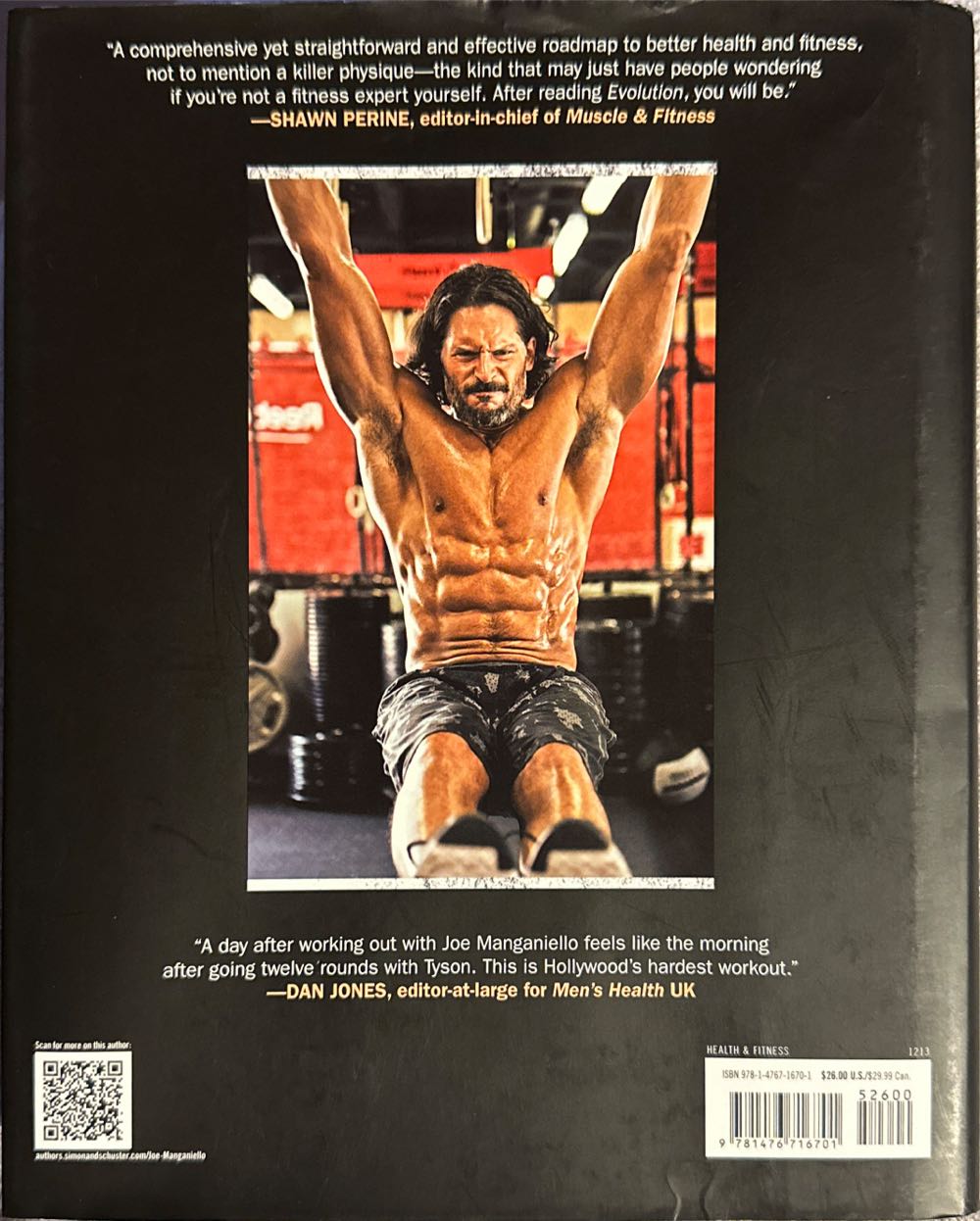 Evolution - Joe Manganiello (Simon and Schuster - Hardcover) book collectible [Barcode 9781476716701] - Main Image 2