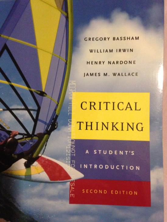 Critical Thinking - Irving Copi (McGraw-Hill College) book collectible [Barcode 9780072879599] - Main Image 1