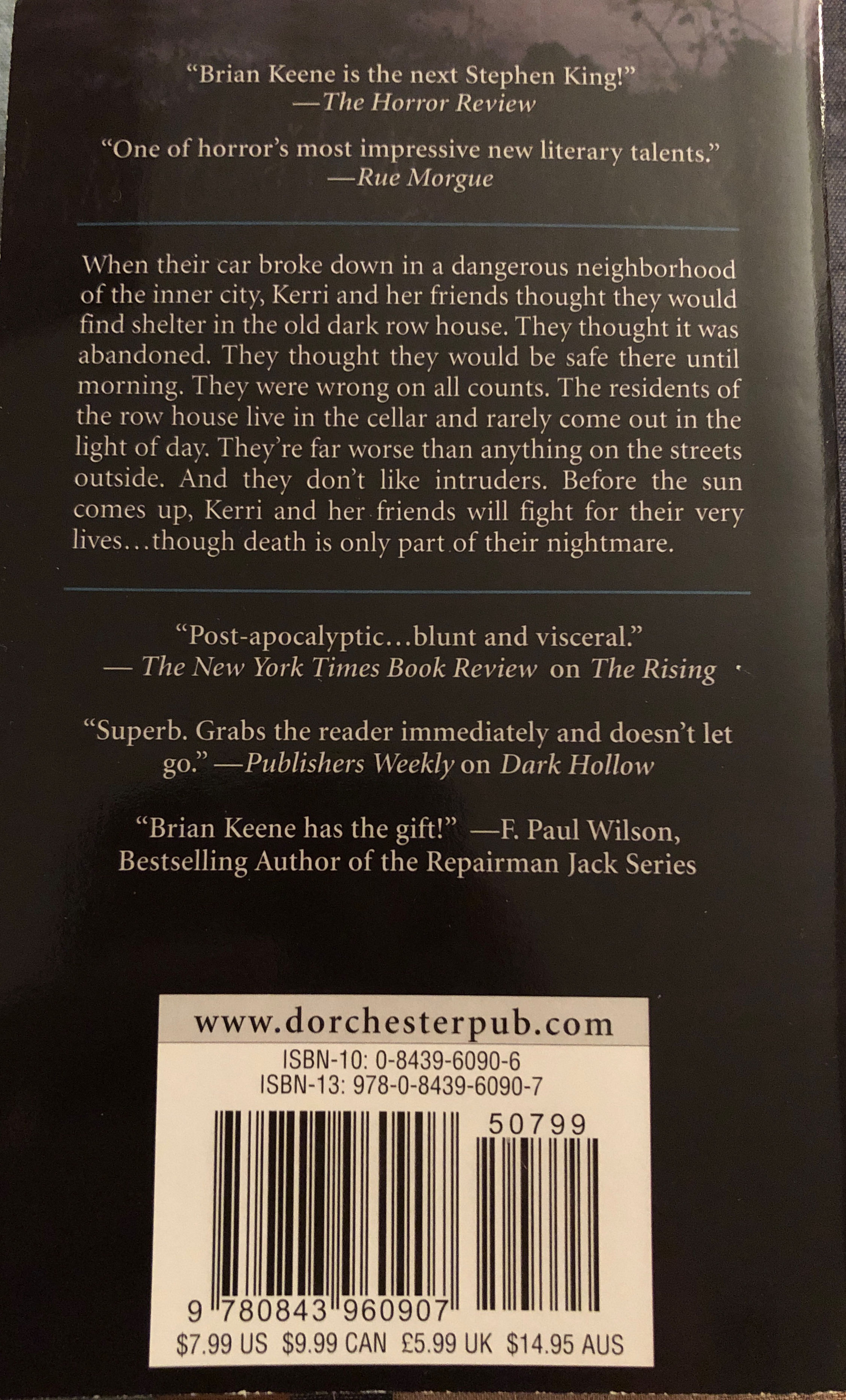 Urban Gothic - Brian Keene (Leisure - Paperback) book collectible [Barcode 9780843960907] - Main Image 2