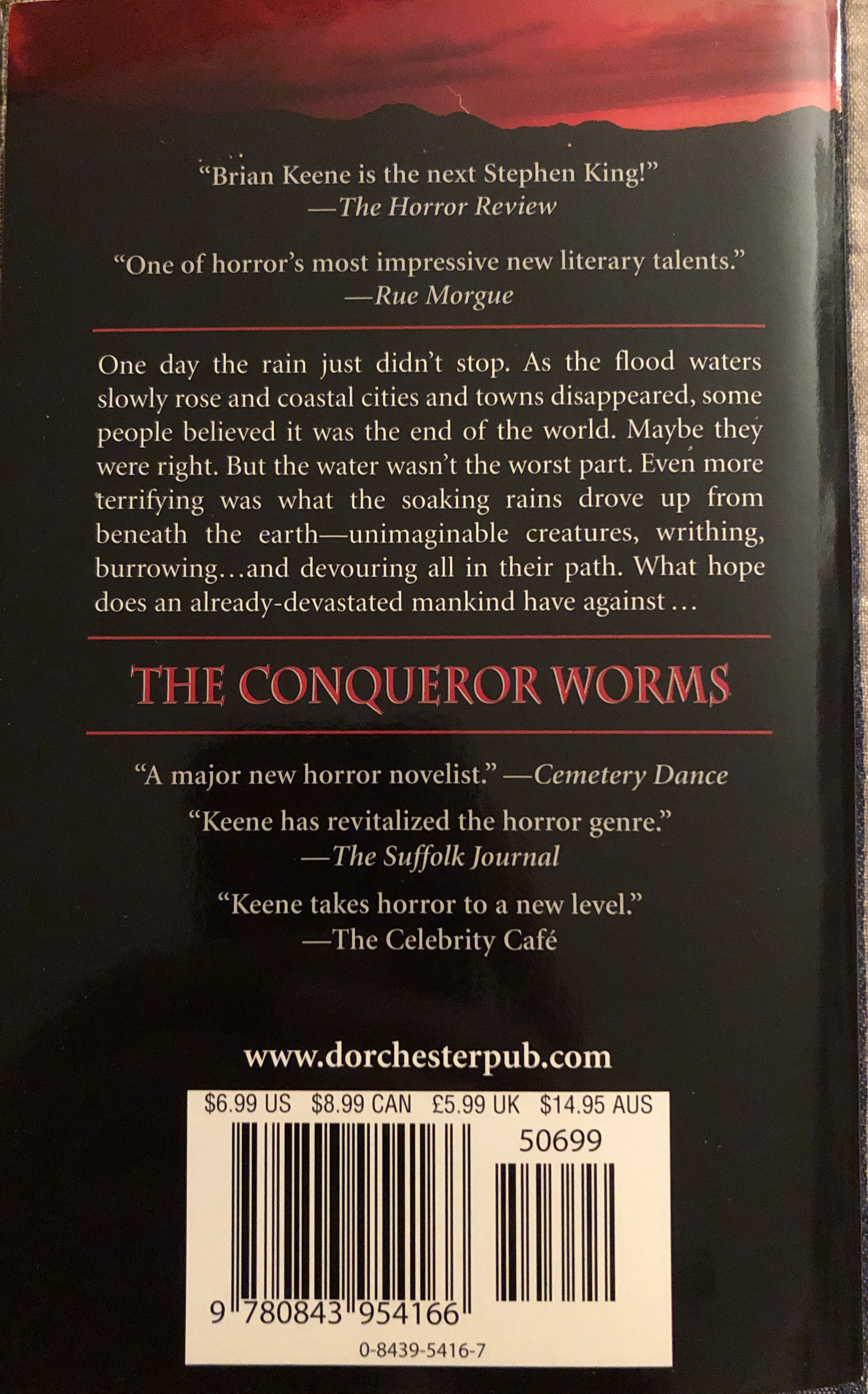 The Conqueror Worms - Brian Keene (Leisure - Paperback) book collectible [Barcode 9780843954166] - Main Image 2