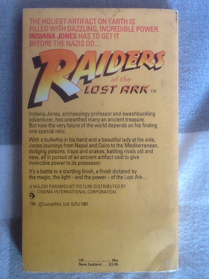 Indiana Jones And The Raiders of the Lost Ark - Campbell Black (Corgi Books - Paperback) book collectible [Barcode 9780552117500] - Main Image 2