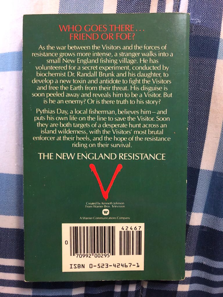 V (Vol 9): The New England Resistance - V (Pinnacle - Paperback) book collectible [Barcode 9780523424675] - Main Image 2