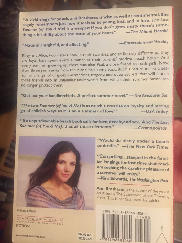 The Last Summer (of You and Me) - Ann Brashares (eBook) book collectible [Barcode 9781594483080] - Main Image 2