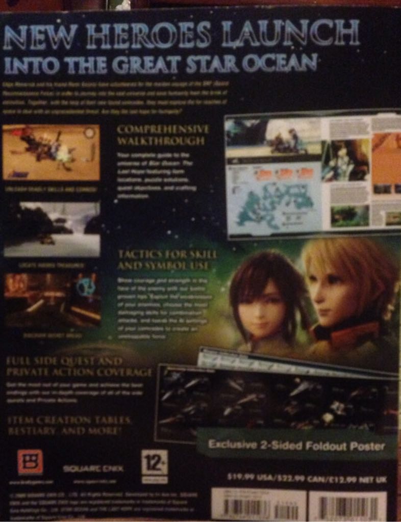 Star Ocean: The Last Hope.  9.0 - Casey Loe (Bradygames - Paperback) book collectible [Barcode 9780744011036] - Main Image 2