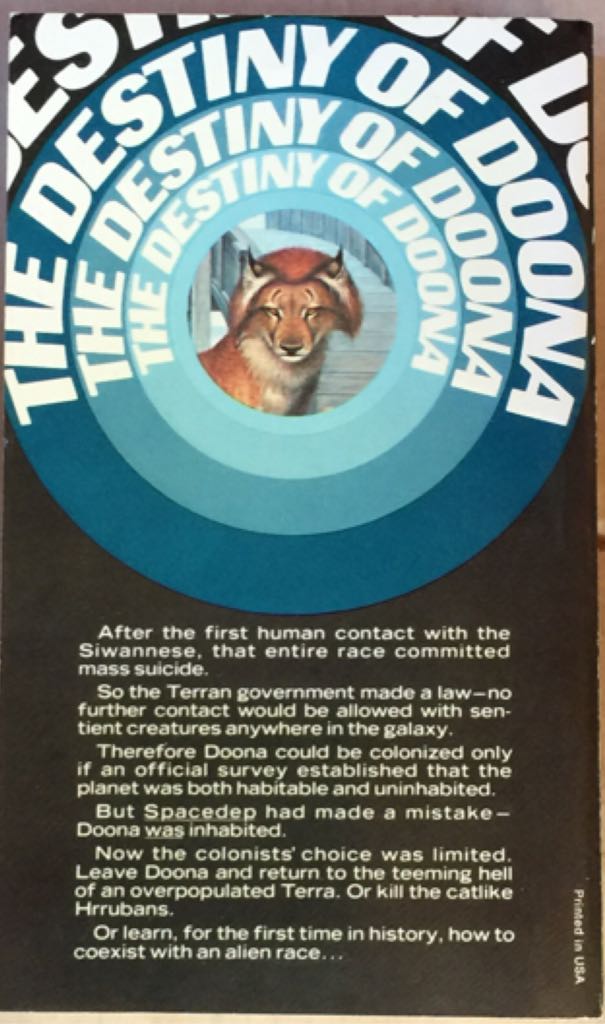 Decision At Doona - Anne McCaffrey (Ballantine  Books - Paperback) book collectible [Barcode 9780345278647] - Main Image 2