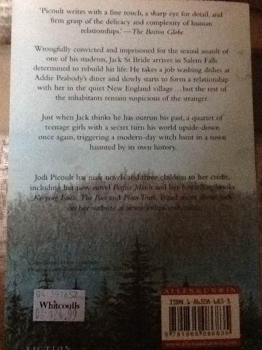 Salem Falls Picoult, Jodi - Jodi Picoult (Allen & Unwin) book collectible [Barcode 9781865086835] - Main Image 2