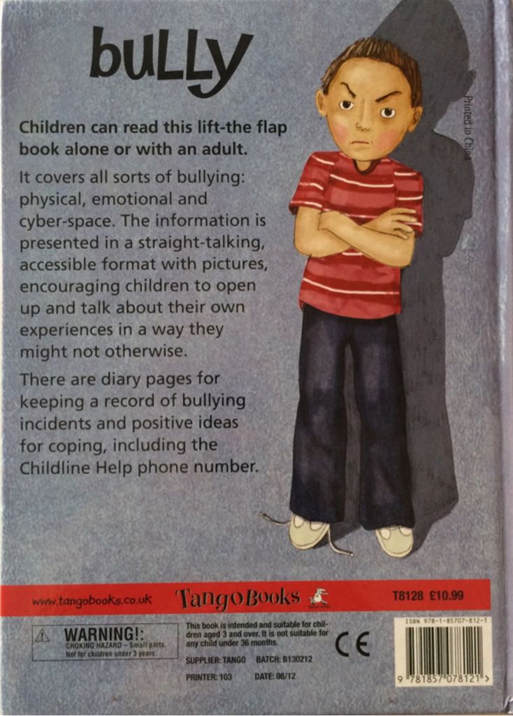 Bully - Unknown (Tango Books - Hardcover) book collectible [Barcode 9781857078121] - Main Image 2