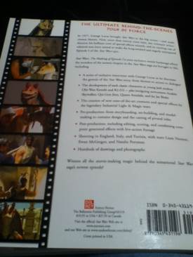 The Making Of Episode I The Phantom Menace - Bouzereau Laurent (Del Rey - Paperback) book collectible [Barcode 9780345431196] - Main Image 2