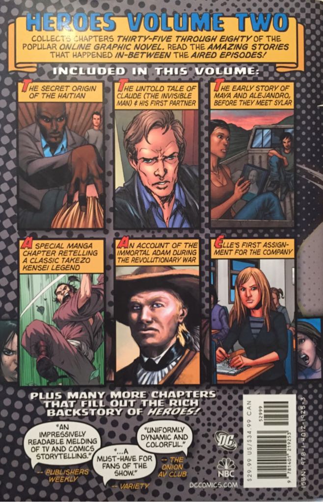 Heroes - Volume Two HC - Various Authors (Titan Books - Hardcover) book collectible [Barcode 9781401219253] - Main Image 2