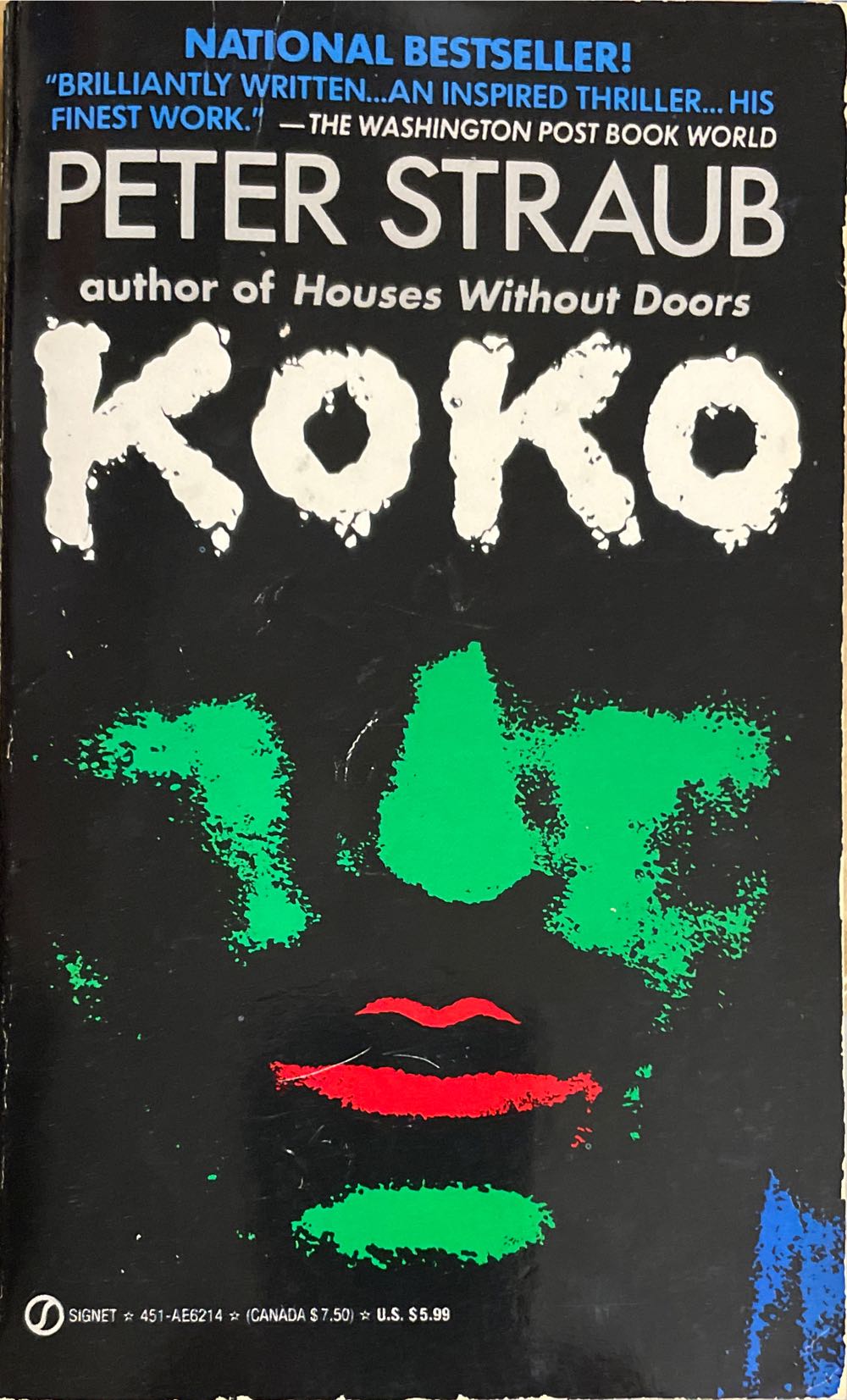 Koko - Peter Straub (Signet - Paperback) book collectible [Barcode 9780451162144] - Main Image 3