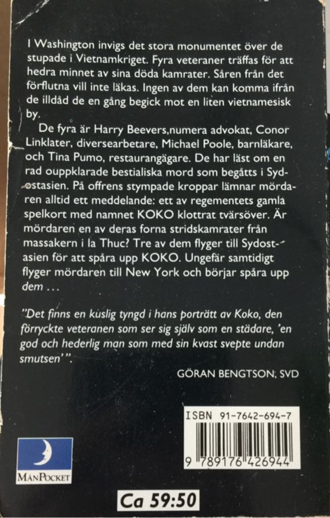 Koko  (Månpocket) book collectible [Barcode 9789176426944] - Main Image 2