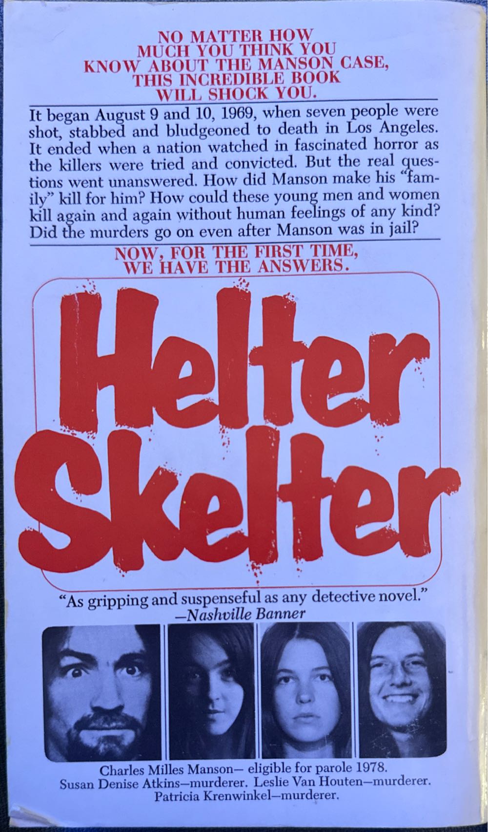 Helter Skelter - Curt Gentry (Bantam - Paperback) book collectible - Main Image 2