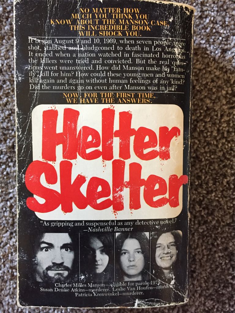 Helter Skelter - Curt Gentry book collectible - Main Image 2