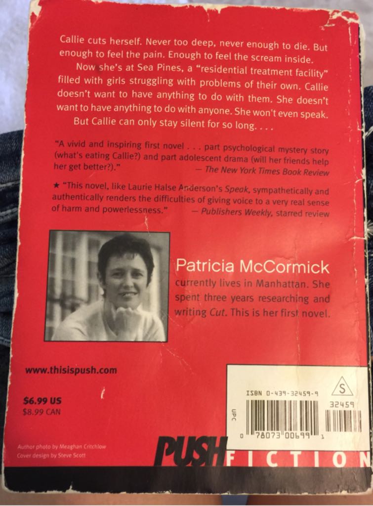 Cut - Cathy Glass (Push - Paperback) book collectible [Barcode 9780439324595] - Main Image 2