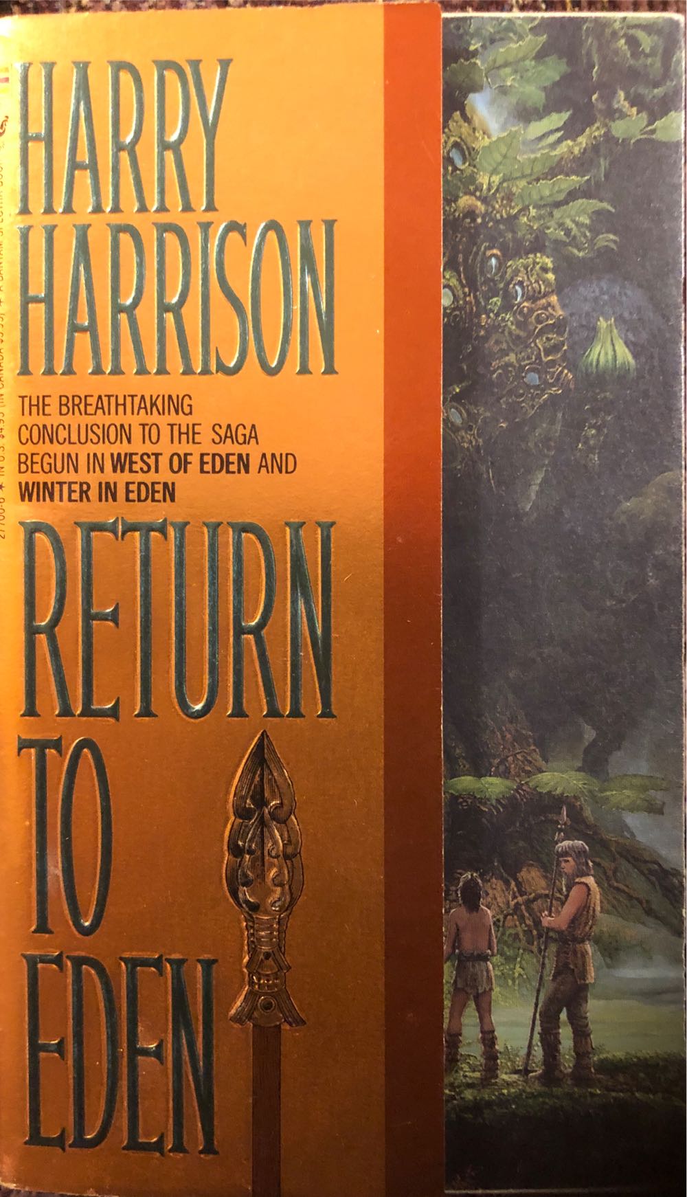 Return To Eden - Harry Harrison (Spectra Science Fiction - Paperback) book collectible [Barcode 9780553277005] - Main Image 3