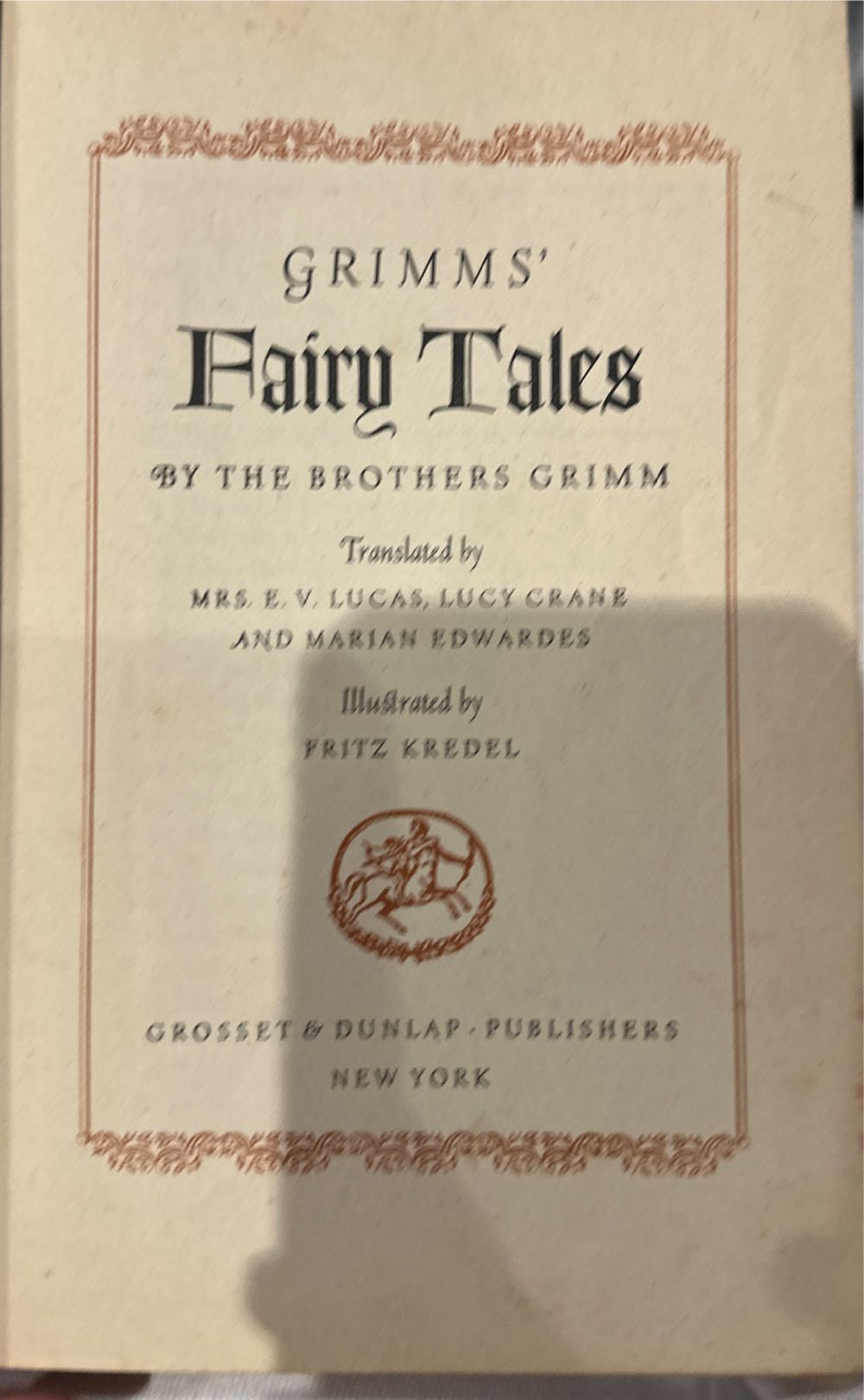 Grimms Fairy Tales - The Brothers Grimm (Grosset & Dunlap) book collectible - Main Image 4