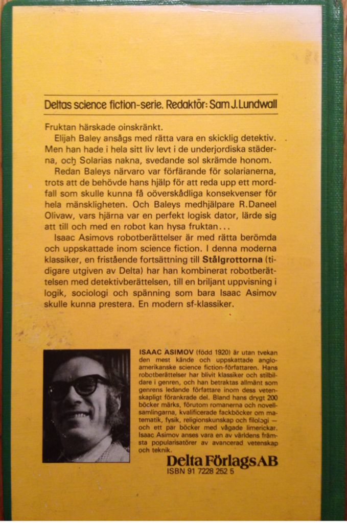 Robot Series 5: The Naked Sun - Isaac Asimov (Faucett Crest - Paperback) book collectible [Barcode 0586010165] - Main Image 2