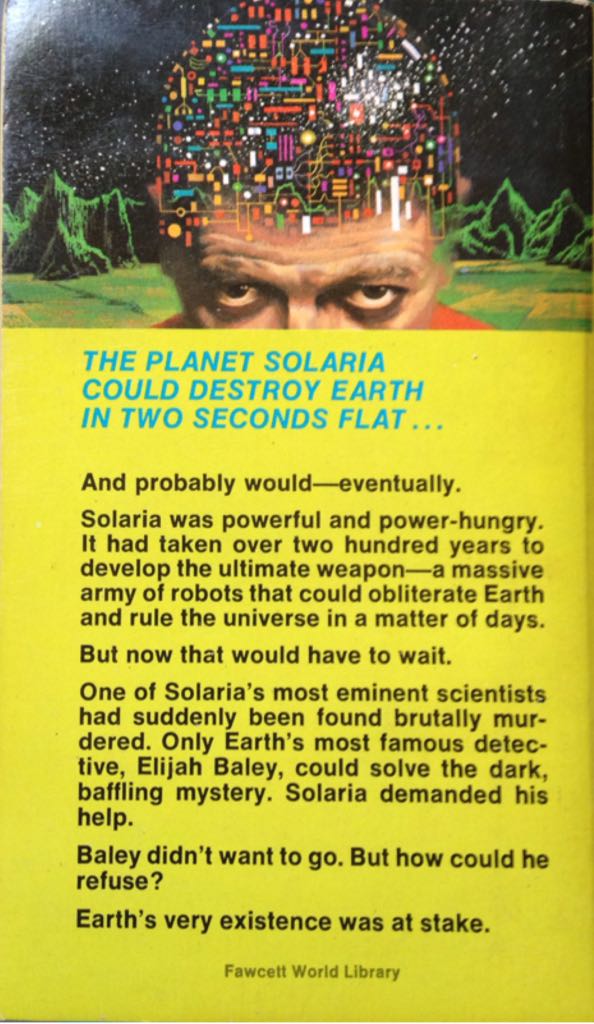 The Naked Sun - Isaac Asimov (Fawcett  Crest - Paperback) book collectible - Main Image 2