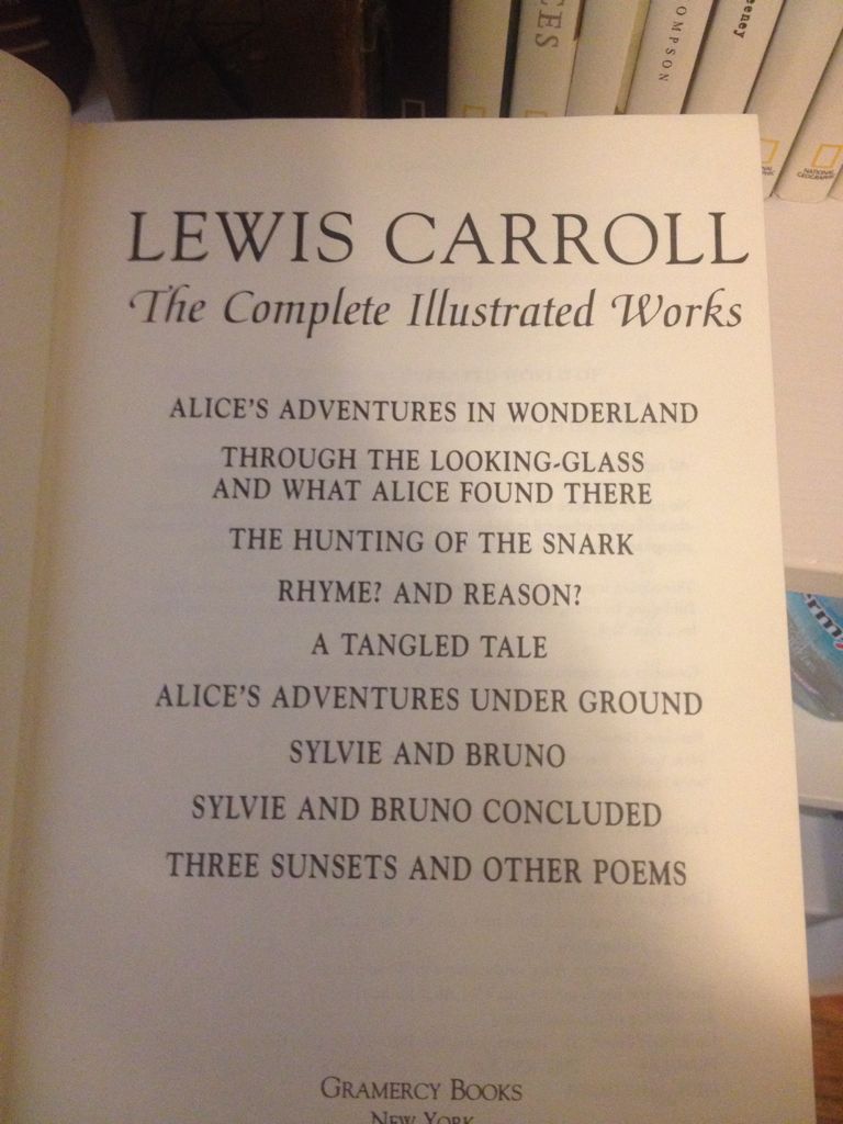 LEWIS CARROLL THE COMPLETE, FULLY ILLUSTRATED WORKS - Lewis Carroll (Hardcover) book collectible [Barcode 9780307290373] - Main Image 2