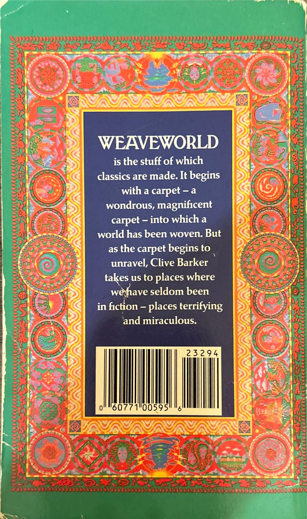 Weaveworld - Clive Barker (Collins - Paperback) book collectible [Barcode 9780002232944] - Main Image 2