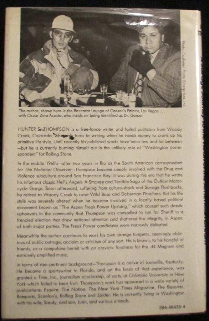 Fear And Loathing In Las Vegas - S. Thompson book collectible - Main Image 2