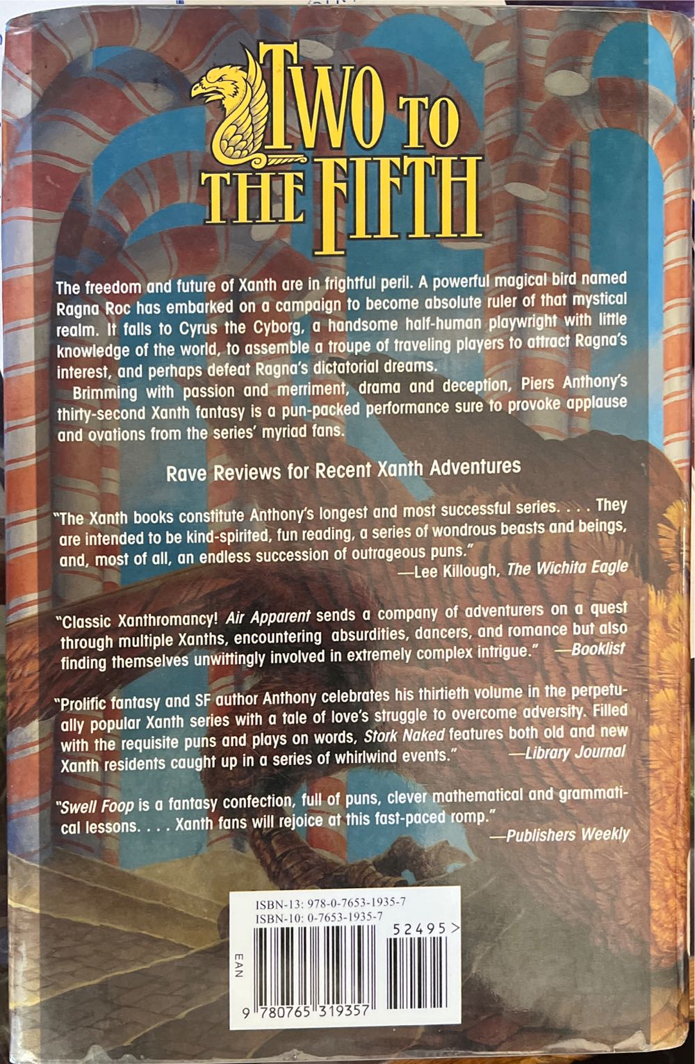 Two to the Fifth - Piers Anthony (- Hardcover) book collectible [Barcode 9780765319357] - Main Image 2