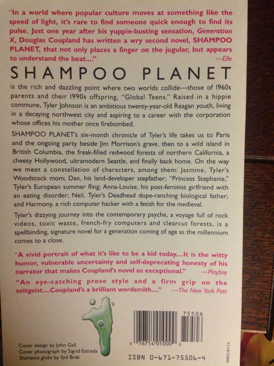 Shampoo Planet - Douglas Coupland (Pocket Books - Hardcover) book collectible [Barcode 9780671755065] - Main Image 2