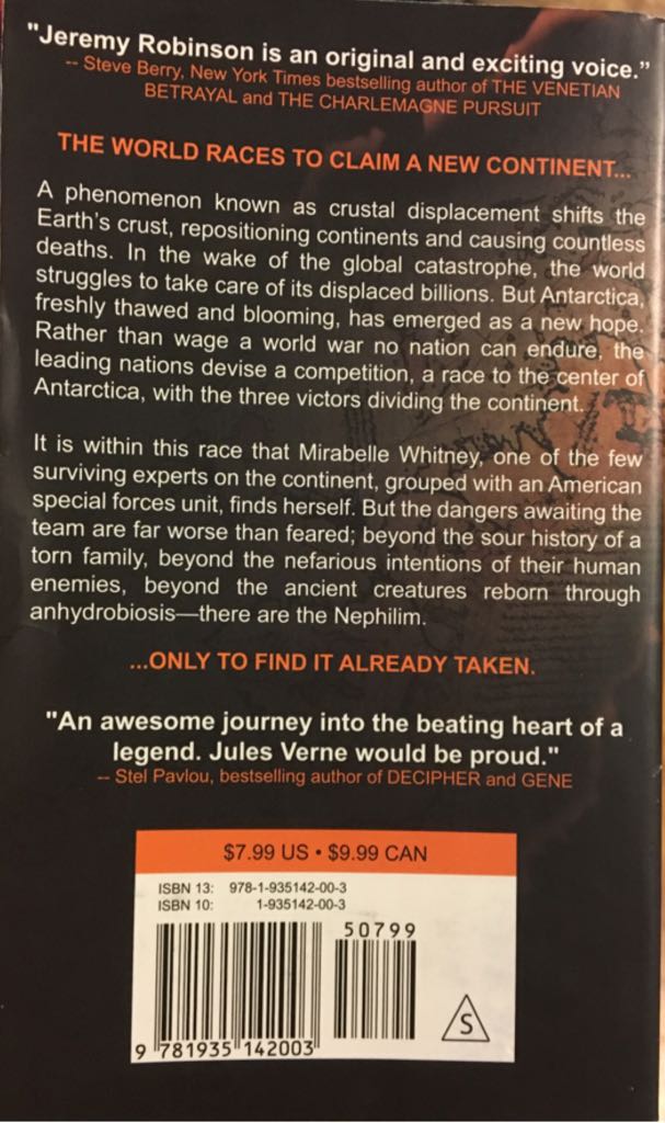 Antarktos Rising - Jeremy Robinson (Breakneck Books - Paperback) book collectible [Barcode 9781935142003] - Main Image 2