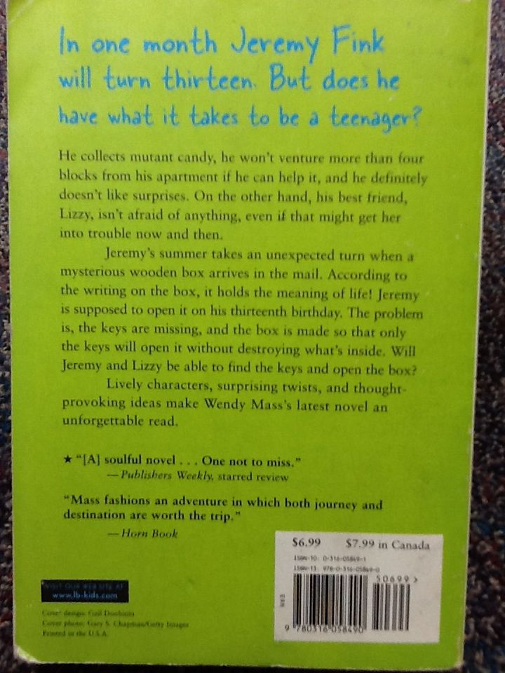 Jeremy Fink And The Meaning Of Life  book collectible - Main Image 2