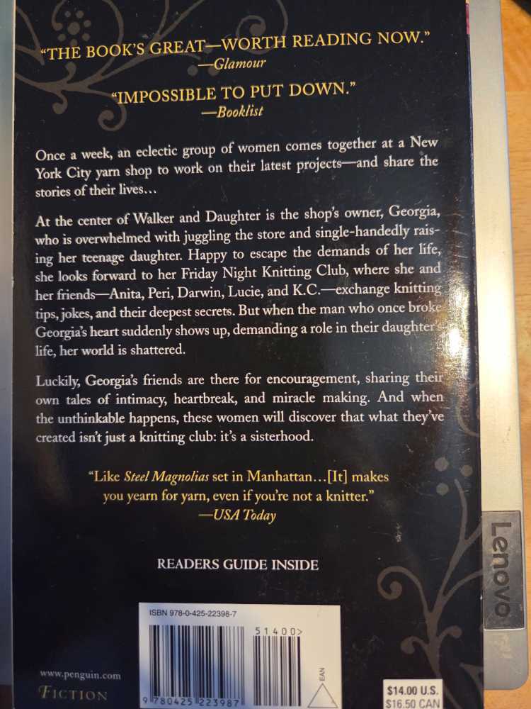 The Friday Night Knitting Club - Kate Jacobs (- Paperback) book collectible [Barcode 9780425223987] - Main Image 2