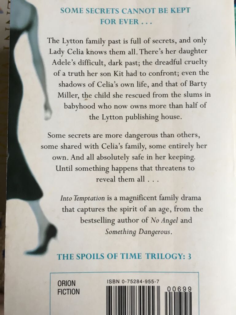 Into Temptation - Penny Vincenzi (Orion - Paperback) book collectible [Barcode 9780752849553] - Main Image 2