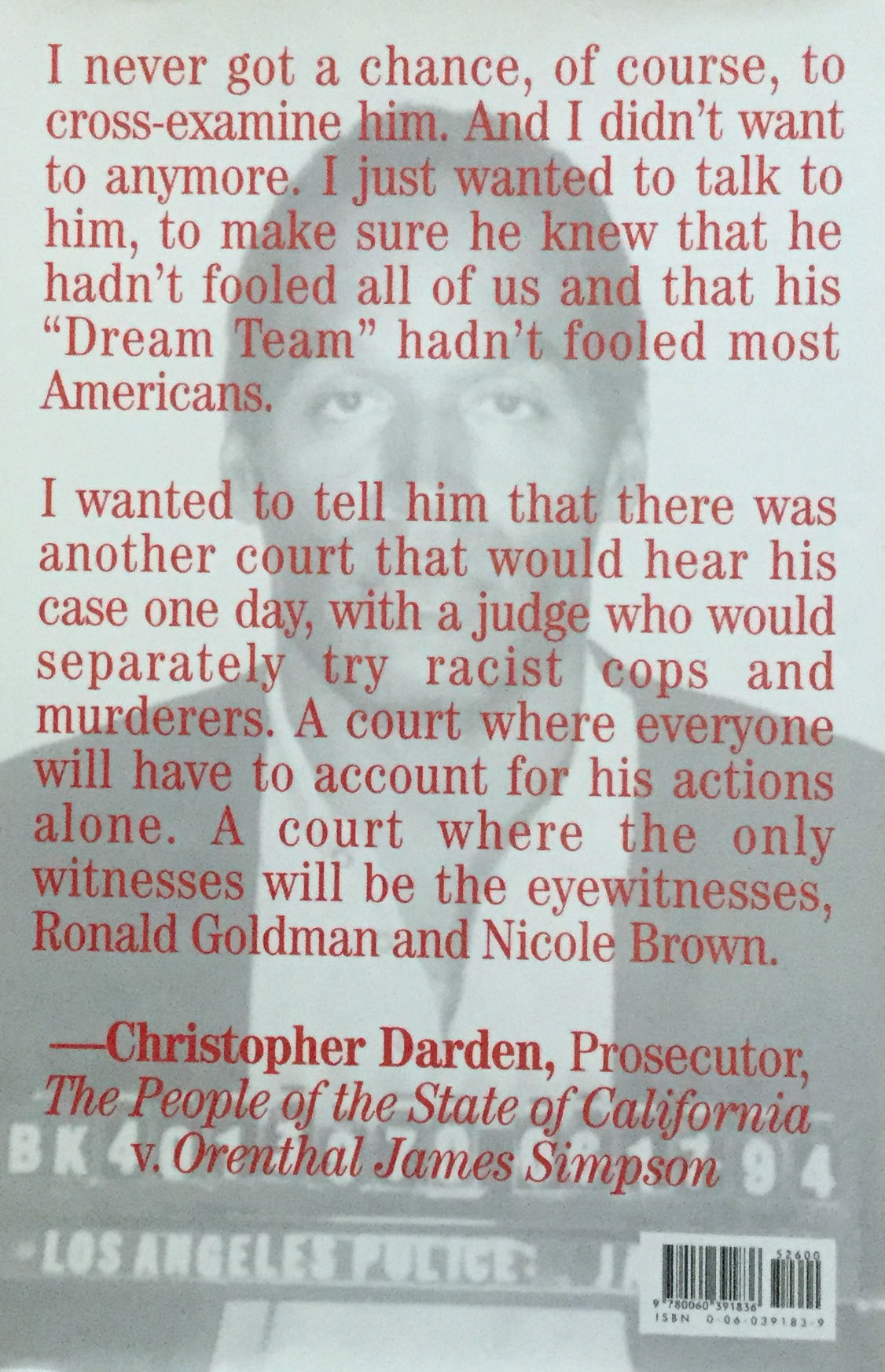 In Contempt - Darden, Christopher (ReganBooks - Hardcover) book collectible [Barcode 9780060391836] - Main Image 2