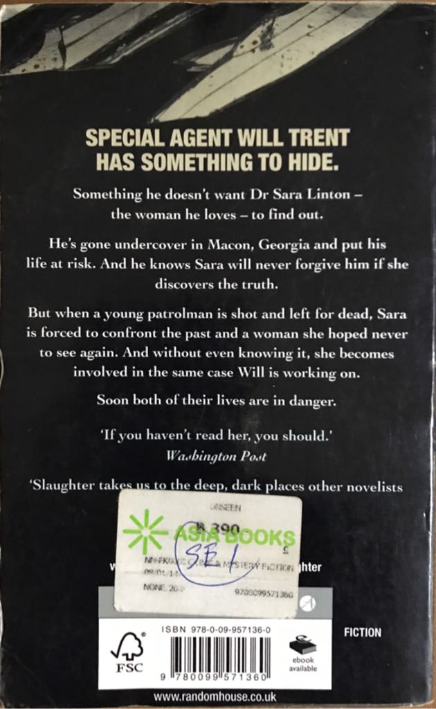 Unseen - Karin Slaughter (Random House - Paperback) book collectible [Barcode 9780099571360] - Main Image 2