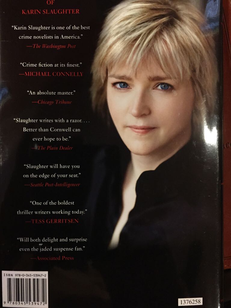 Unseen: A Novel (Will Trent) - Karin Slaughter (Delacorte Press - Hardcover) book collectible [Barcode 9780345539472] - Main Image 2